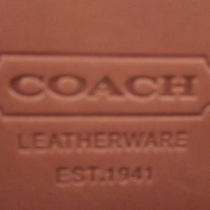 COACH CD CASE